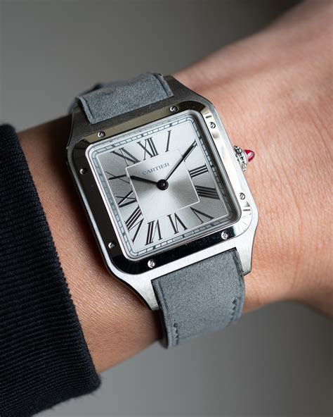 cartier santos dumont straps|cartier straps santos 100.